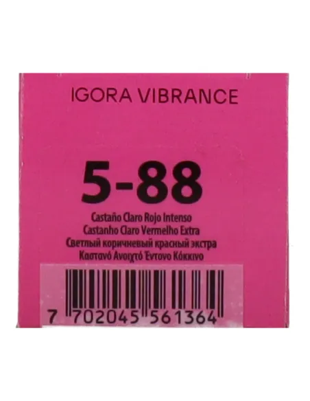 Schwarzkopf Igora Vibrance 5-88  - Castaño Claro Rojo Intenso 60 ml